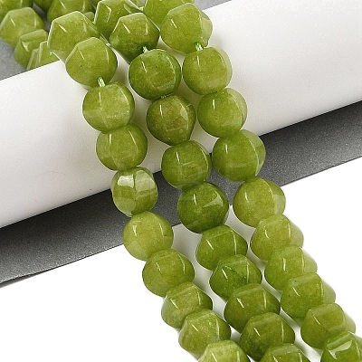 Natural White Jade Beads Strands G-N344-03D-1