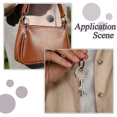 20Pcs Alloy Keychains KEYC-FH00096-1