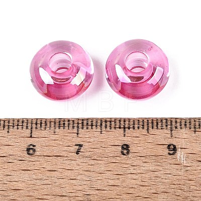 Transparent Acrylic European Beads OACR-E033-20D-1