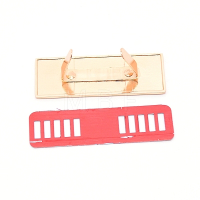 Zinc Alloy Blank Tape Clip PALLOY-WH0079-77LG-RS-1