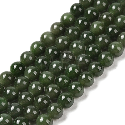 Natural Canada Jade Beads Strands G-NH0001-G01-02-1