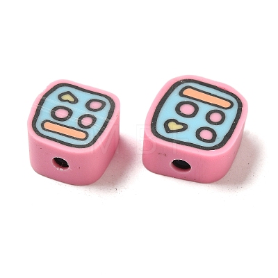 Phone Shape Polymer Clay Beads CLAY-Z003-01A-1