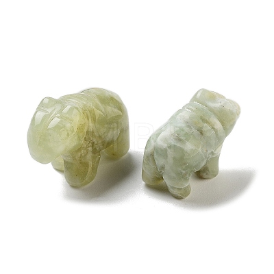 Natural New Jade Carved Figurines DJEW-L023-F10-1