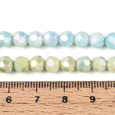 Anti-Tarnish Electroplate Glass Beads Strands EGLA-T021-6mm-15-09-1