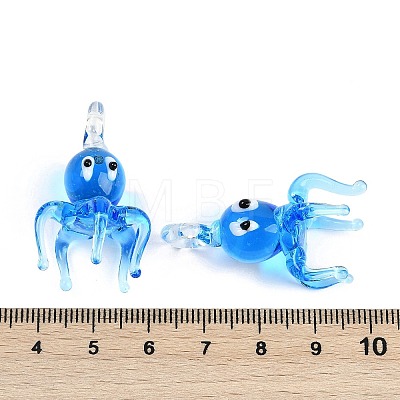 Handmade Lampwork Pendants LAMP-I029-01C-1