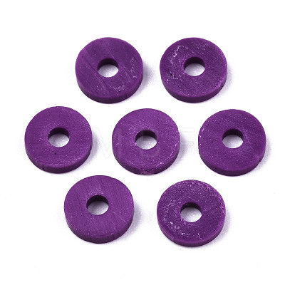 Handmade Polymer Clay Beads CLAY-Q251-8.0mm-99-1