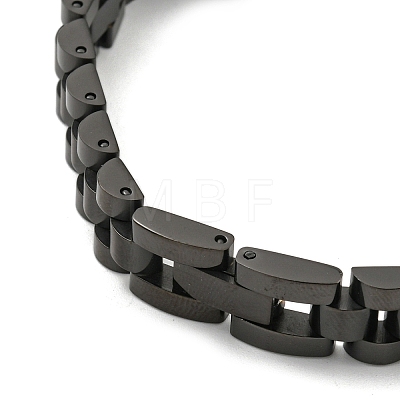 Ion Plating(IP) 304 Stainless Steel Thick Link Chain Bracelet BJEW-G649-10B-M-1