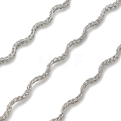 304 Stainless Steel Twisted Rope Chains CHS-A016-54P-A-1