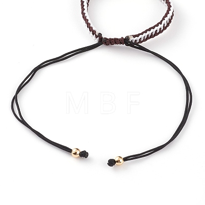 Adjustable Nylon Thread Braided Bracelet Making AJEW-JB00857-02-1