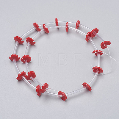 Synthetic Coral Beads Strands CORA-D032-03A-05-1