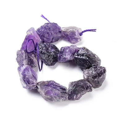 Natural Amethyst Beads Strands G-I283-E04-1