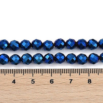 Electroplated Synthetic Non-magnetic Hematite Beads Strands G-H072-B01-01E-1