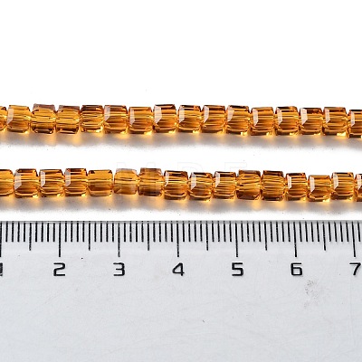 Glass Bead Strands GLAA-R041-4x4mm-12-1