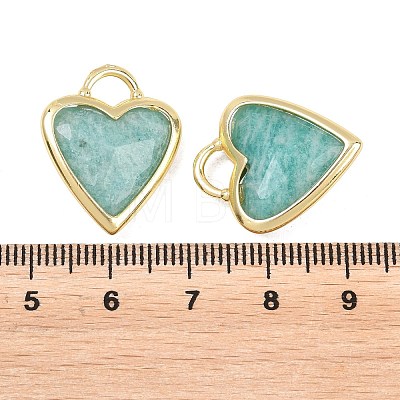 Natural Amazonite Faceted Pendants G-Z154-01G-03-1