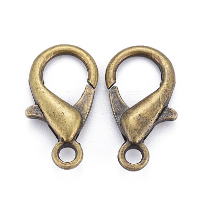 Zinc Alloy Lobster Claw Clasps E107-AB-1