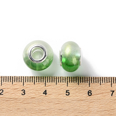 Two Tone Resin European Beads RESI-M001-02E-1