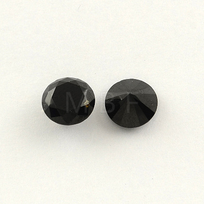 Diamond Shaped Cubic Zirconia Pointed Back Cabochons ZIRC-R004-5mm-02-1