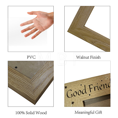 Rectangle Wood Photo Frames AJEW-WH20021-013-1
