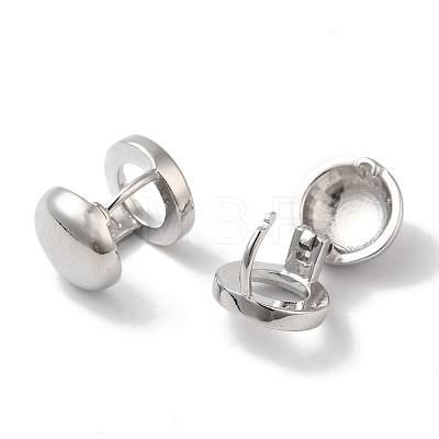 Brass Stud Earring Findings KK-U013-09P-1
