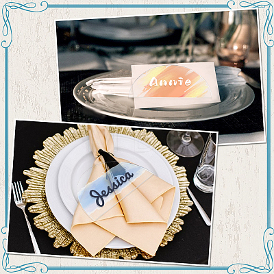 Acrylic Blank Place Card DIY-WH0430-614D-1