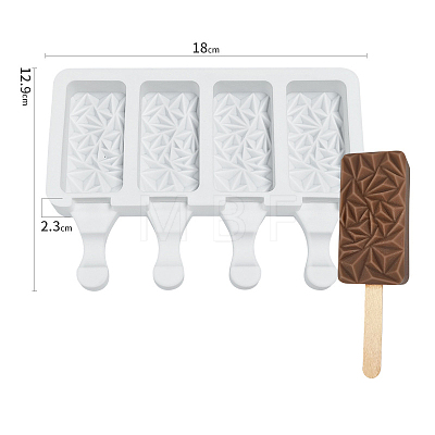 Silicone Ice-cream Stick Molds BAKE-PW0001-073E-B-1