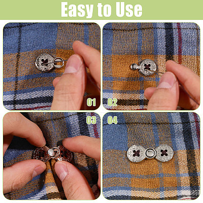 Zinc Alloy Snap Lock Clasps FIND-WH0149-96P-1