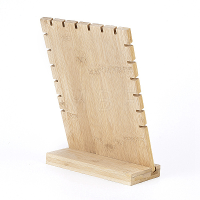 Bamboo Necklace Display Stand NDIS-E022-03-1