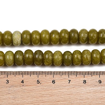 Dyed Natural White Jade Beads Strands G-G107-A46-01-1
