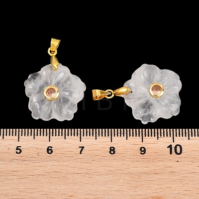 Natural Mixed Stone Carved Pendants G-A315-01G-1