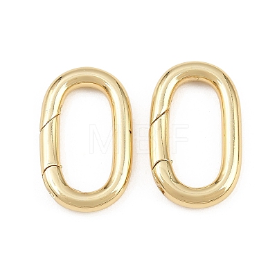 Brass Spring Gate Rings KK-H292-58A-G-1
