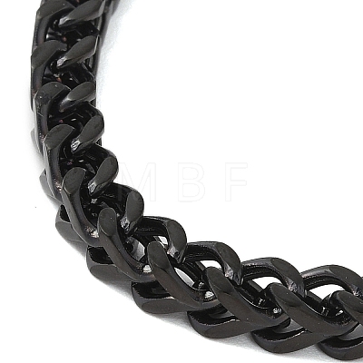 304 Stainless Steel Wheat Chain Bracelets for Men BJEW-B093-04EB-1