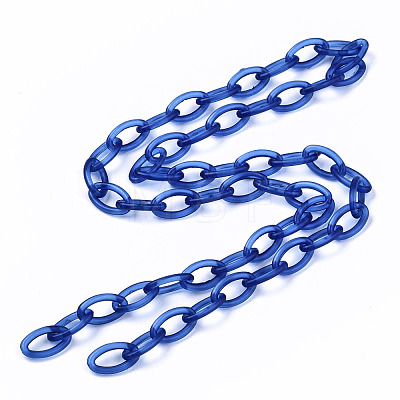 Handmade Transparent ABS Plastic Cable Chains X-KY-S166-001A-1