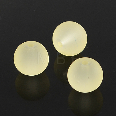 Transparent Glass Bead Strands GLAA-S031-10mm-23-1