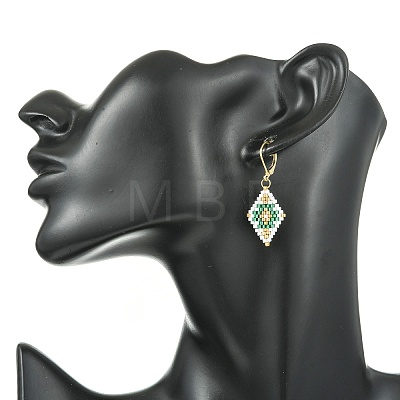 304 Stainless Steel Leverback Earrings EJEW-MZ00733-1