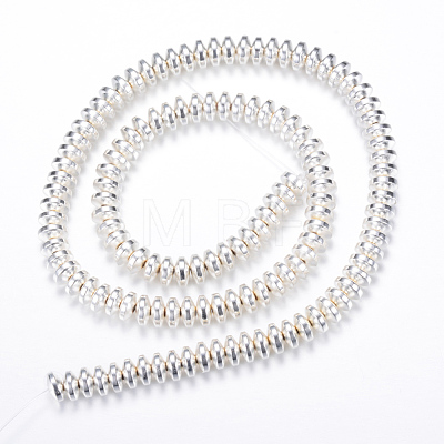 Electroplate Non-magnetic Synthetic Hematite Bead Strands X-G-Q465-20S-1