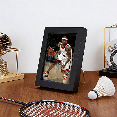 Wooden Card Storage Display Stand AJEW-WH0752-669-1
