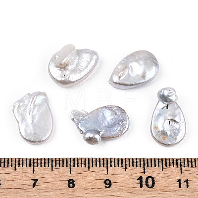 Baroque Natural Nucleated Pearl Keshi Pearl Beads PEAR-S020-Z01-1-1