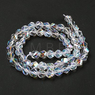 Glass Imitation Austrian Crystal Beads GLAA-F108-08B-1-1