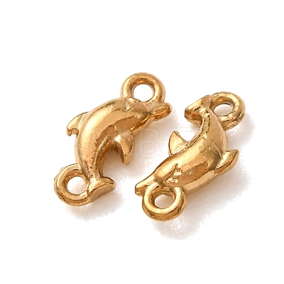 304 Stainless Steel Connector Charms STAS-N124-43G-1