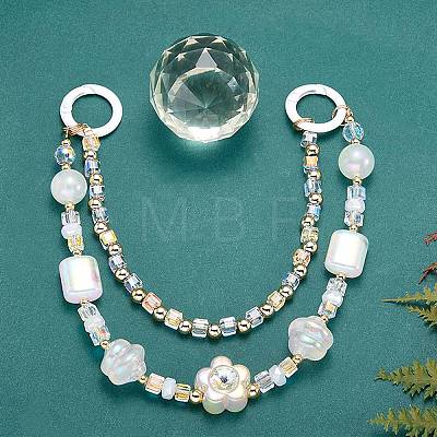 1Pc Acrylic Beaded Mobile Straps AJEW-SZ0002-82D-1