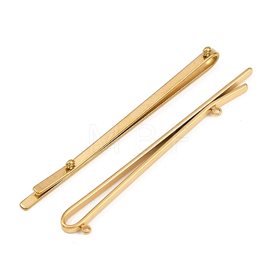 304 Stainless Steel Hair Bobby Pins Findings STAS-F329-02D-G-1
