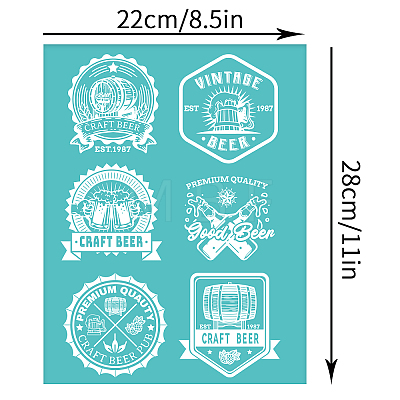 Self-Adhesive Silk Screen Printing Stencil DIY-WH0173-021-02-1