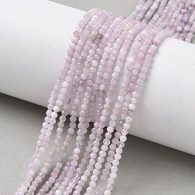 Natural Kunzite/Spodumene Beads Strands G-L651-C12-2mm-02-1