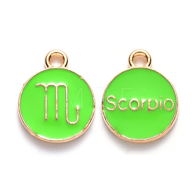 Alloy Enamel Pendants LS-X-ENAM-S124-01A-06L-1