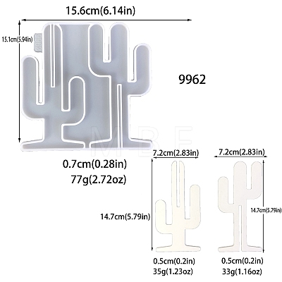 Food Grade DIY Display Silicone Molds PW-WG6D1FE-02-1