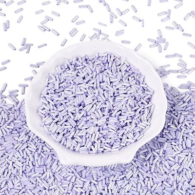 FGB Grade A Glass Round Bugle Beads SEED-Q040-06A-07-1