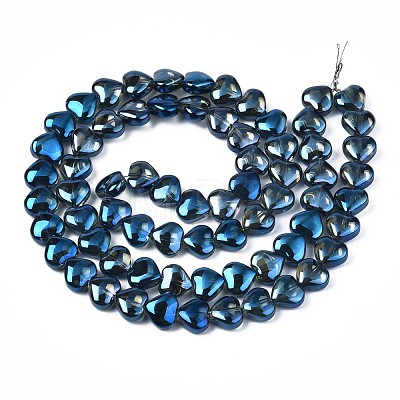 Electroplate Glass Beads Strands EGLA-S188-14-C04-1