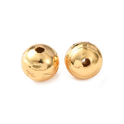 Brass Beads KK-C157-15G-1
