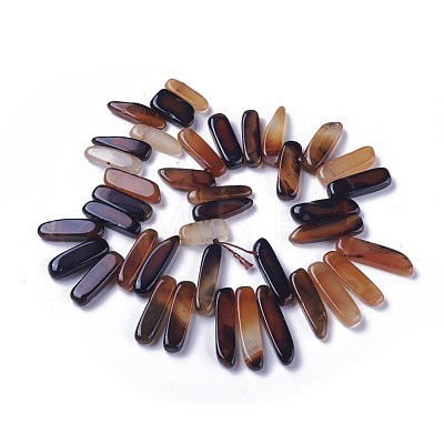 Dyed Natural Agate Beads Strands G-F595-G02-1
