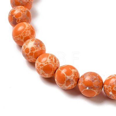 Synthetic Imperial Jasper Dyed Beads Strands G-P507-01A-05-1